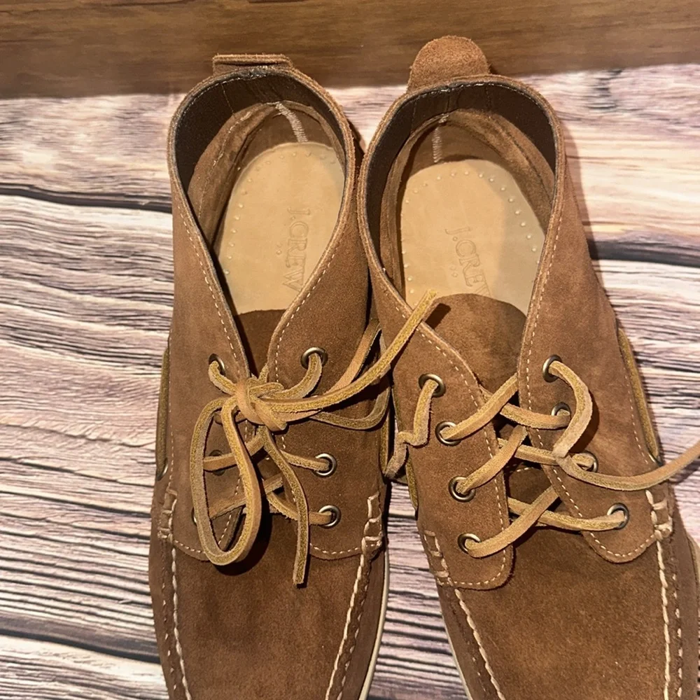 J.crew Factory men’s Chukka boots dark brown new with box size 8.5